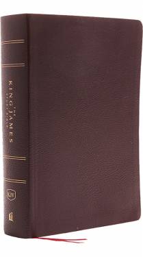 KJV The King James Study Bible Full Color Burgundy Bonded Leather 9780718079796