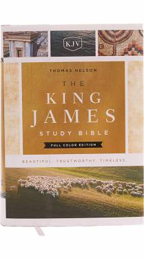 The King James Study Bible Full Color Hardcover 9780718079154
