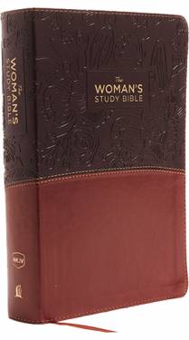 NKJV Woman's Study Bible Full Color Brown Burgundy Leathersoft 9780718086770