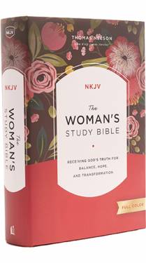 NKJV Woman's Study Bible Full Color Multicolor Hardcover 9780718086749