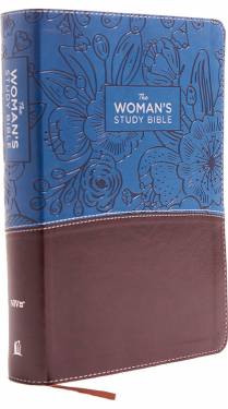 NIV The Woman's Study Bible Full-Color Blue brown Leathersoft 9780785215110