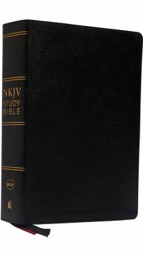 NKJV Study Bible 2 Color Black Bonded Leather 9780785220480