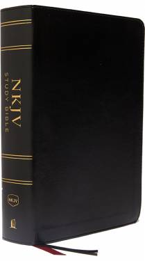 NKJV Study Bible Full-Color Black Leathersoft 9780785220633