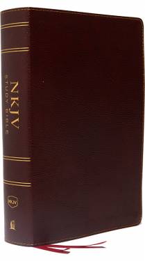 NKJV Study Bible Full-Color Burgundy Bonded Leather 9780785220671